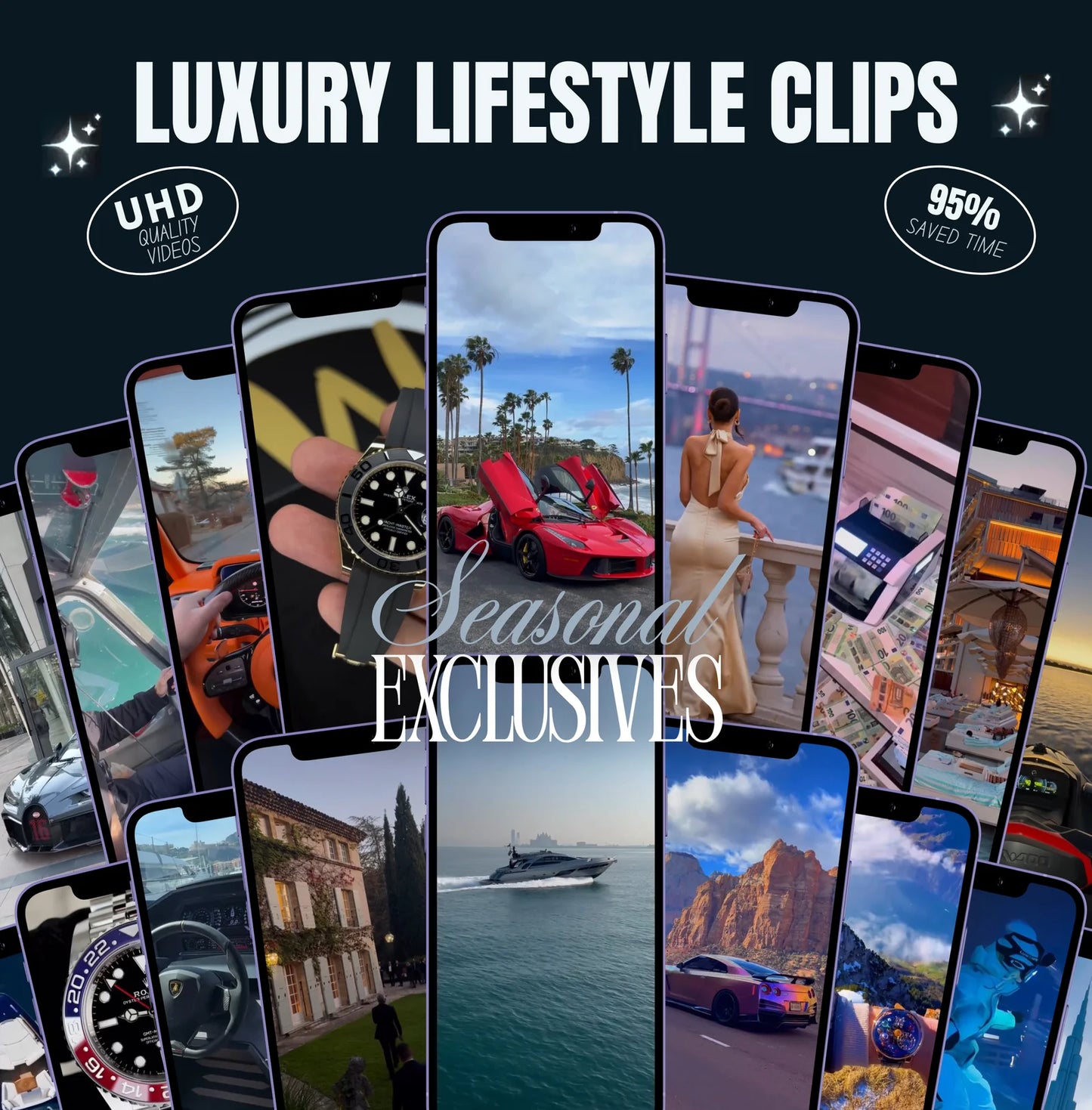 200K+ Luxury Aesthetic Reels Bundle