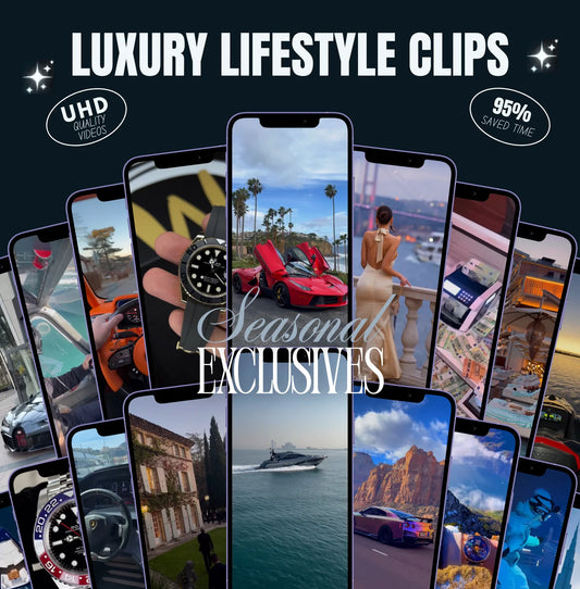 200K+ Luxury Aesthetic Reels Bundle